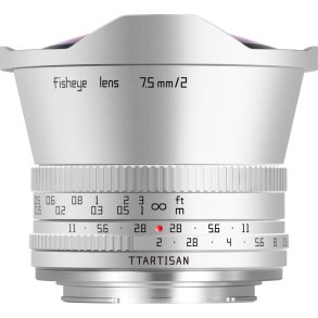 TTARTISAN 7,5mm f/2,0 Fisheye S�lv - Sony E