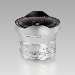 TTARTISAN 7,5mm f/2,0 Fisheye S�lv - Sony E