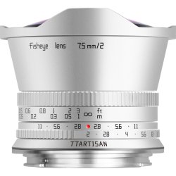 TTARTISAN 7,5mm f/2,0 Fisheye S�lv - Canon RF