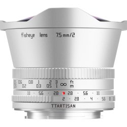 TTARTISAN 7,5mm f/2,0 Fisheye S�lv - Fuji X