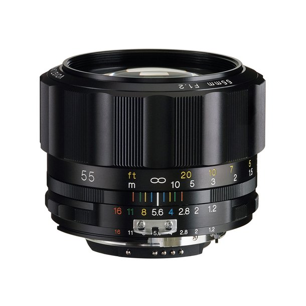 Voigtlnder Nokton 1,2/55 mm sort, SLII-S Nikon Ai-S (CPU), Objektiv