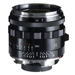 Voigtlnder Nokton 1,5/28 mm Type II VM Asph., sort, Objektiv