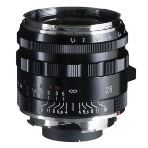 Voigtlnder Nokton 1,5/28 mm Type II VM Asph., sort, Objektiv