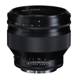 Voigtlnder Nokton 1,0/50 mm Sony E- Mount, Asph., sort, Objektiv