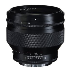 Voigtlnder Nokton 1,0/50 mm Sony E- Mount, Asph., sort, Objektiv