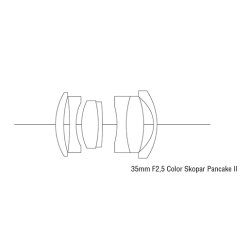 Voigtlnder Color-Skopar 2,5/35 mm Pancake II VM sort, Objektiv