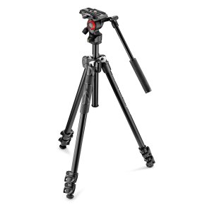 MANFROTTO Stativkit Aluminium VIDEO 290 Light + 400AH