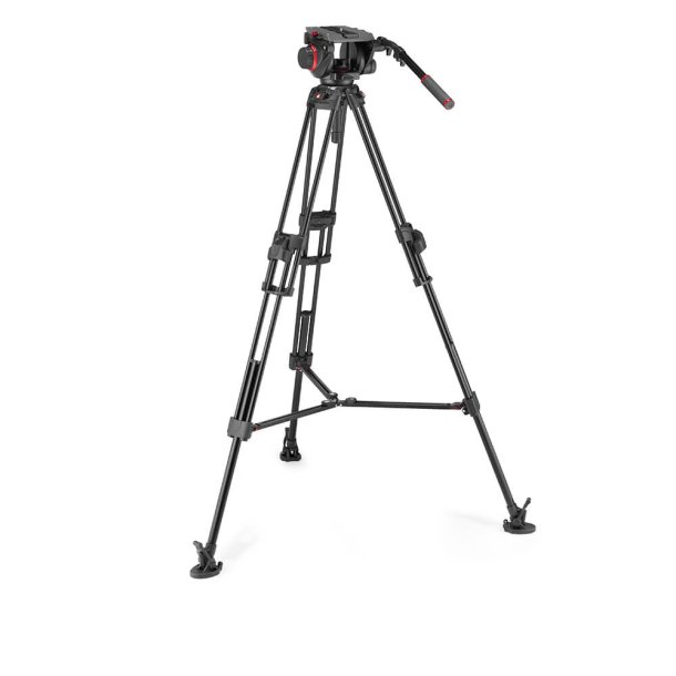 MANFROTTO Stativkit Video 509 + 645 Fast Twin MS 2 in 1 Aluminium