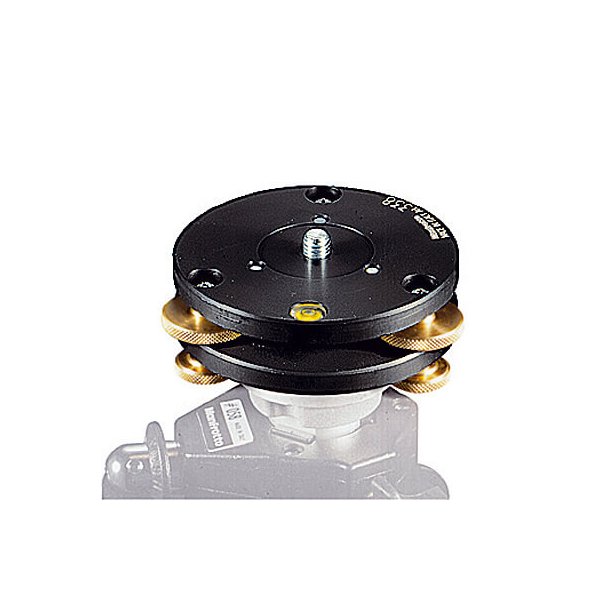 MANFROTTO Nivelleringsplade FOTO 338 3/8 Hun - 3/8 Han