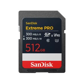 SANDISK SDXC Extreme Pro 512GB 300MB/s UHS-II V90