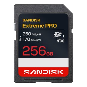 SANDISK SD Extreme Pro 256GB 250/170MB/s C10 UHS U3 V30 RPD2