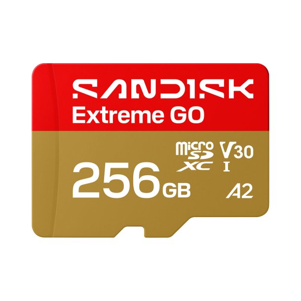 SANDISK MicroSD Extreme GO 256GB 256GB 240/160MB/s C10 UHS U3 V30 A1