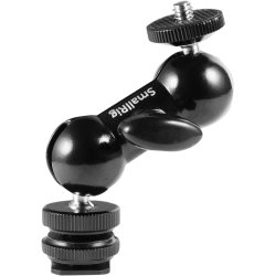 SMALLRIG 1135 MULTI-FUNC DOUBLE BALLHEAD SHOE+1/4"