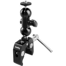 SMALLRIG 1138 DOUBLE BALLHEAD W/CLAMP &amp; 1/4" SCREW