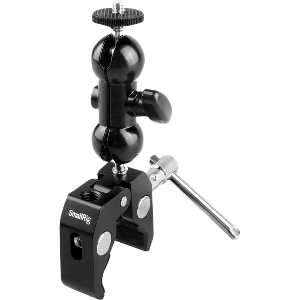 SMALLRIG 1138 DOUBLE BALLHEAD W/CLAMP &amp; 1/4" SCREW