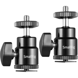 SMALLRIG 2059 CAMERA COLD SHOE BALLHEAD 1/4" - 2-PACK