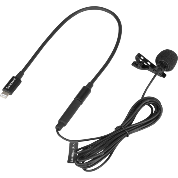 Saramonic LavMicro U1A Lavalier mic for w/ lightning connector 2M