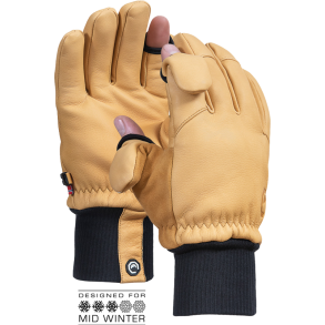 Vallerret Hatchet Leather Photography Glove Natural L