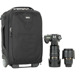 Think Tank Essentials Convertible Rolling Backpack, Black