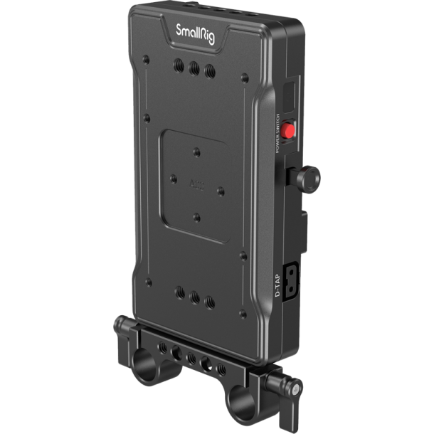 SmallRig 3203 Advanced V-Mount Battery Mount Plate with Dual 15mm Rod Clamp