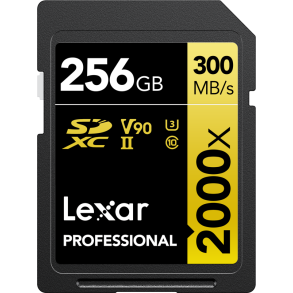 Lexar SDXC Professional UHS-II U3 300MB/s 256GB (2000x)