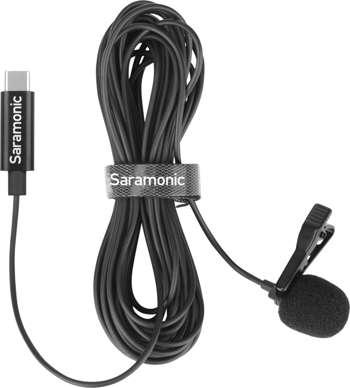 kit Blive gift Summen Saramonic LavMicro U3B Lavalier mic for USB Type-C devices 6M - Vefa Foto