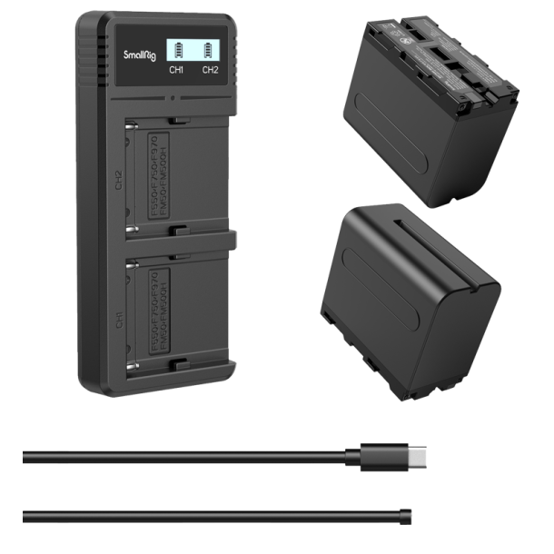 SmallRig 3823 NP-F970 Battery &amp; Charger Kit