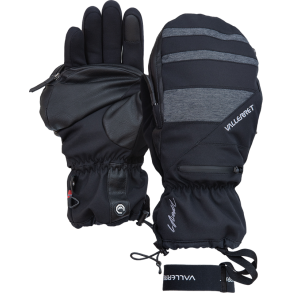 Vallerret Skadi Zipper Mitt LRS: Black L