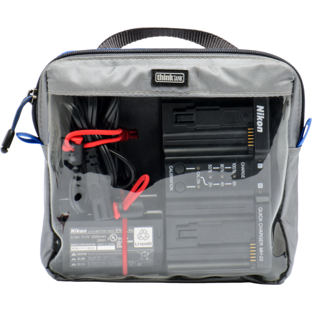 Think Tank Cable Management 20 V3.0, Blue/Clear