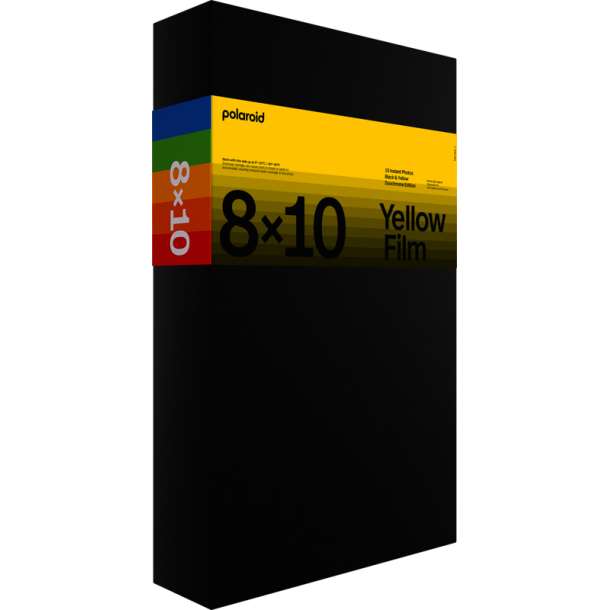 Polaroid DuoChrome film for 8x10 Black &amp; yellow edition