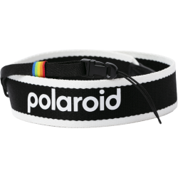 Polaroid Camera Strap Flat Black &amp; White