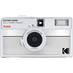 Kodak EKTAR H35N Camera Striped Silver