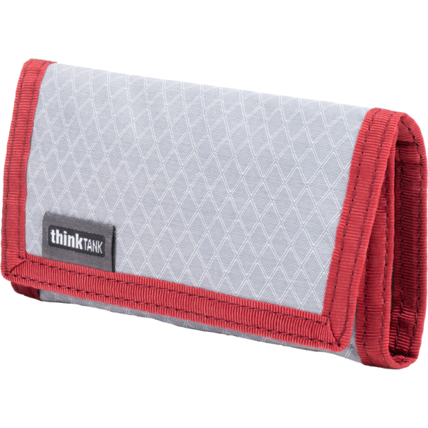 Think Tank Cards &amp; Power Wallet (holds 2 CF/CFexpre or 4 SD/micro SD &amp; 2 Batteries) Chili Pepper Red