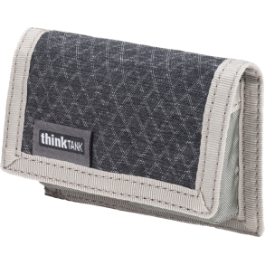 Think Tank Battery Holder 2 (Wallet 2 standard DSLR or Mirrorless Batteries) Grey