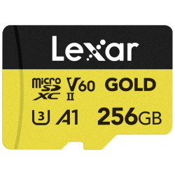 Lexar microSD GOLD UHS-II, R280/W100 C10/A1/U3 (V60) 256GB