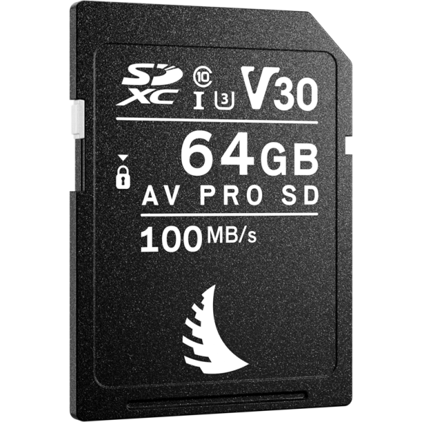 Angelbird SD AV PRO SDXC, SD 6.1, UHS-I, R100/W52 (V30) 64GB