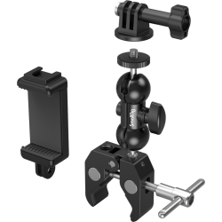 SmallRig 4373 Crab-Shaped Super Clamp Kit with Ballhead &amp; Magic Arm