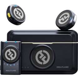 Hollyland Lark M2 Camera - Wireless Lavalier Microphone (Duo,ShineCharcoal)