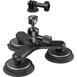 SmallRig 4468 Triple Magnetic Suction Cup Mounting Support Kit for Action Cameras