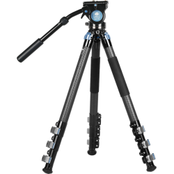 Sirui Carbon Fiber Tripod Kit with VideoHead L-324F + VH-10