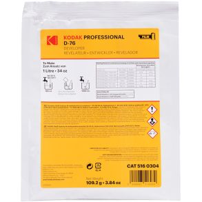 Kodak Professional D-76 Film Developer Powder To Make 1L