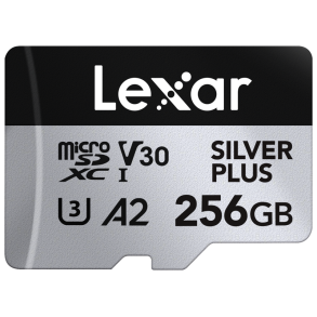 Lexar microSDXC Professional SILVER Plus UHS-I/U3/A2/4K R205/W150 (V30) 256GB