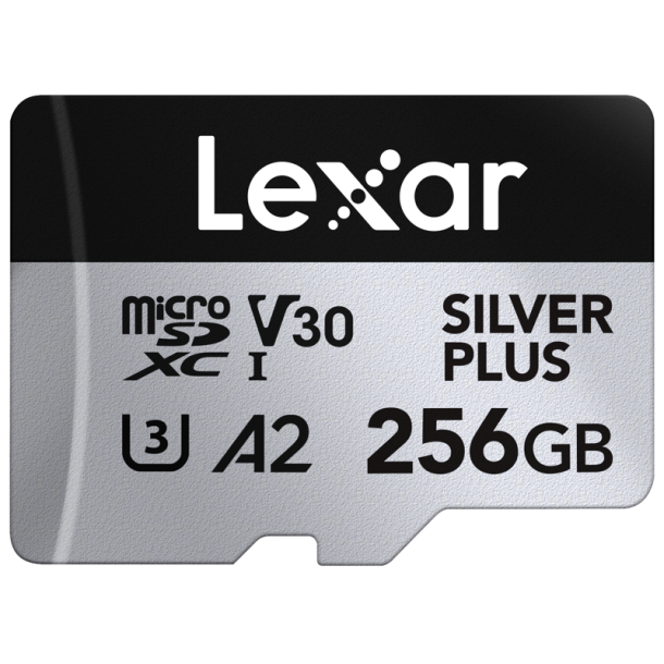 Lexar microSDXC Professional SILVER Plus UHS-I/U3/A2/4K R205/W150 (V30) 256GB