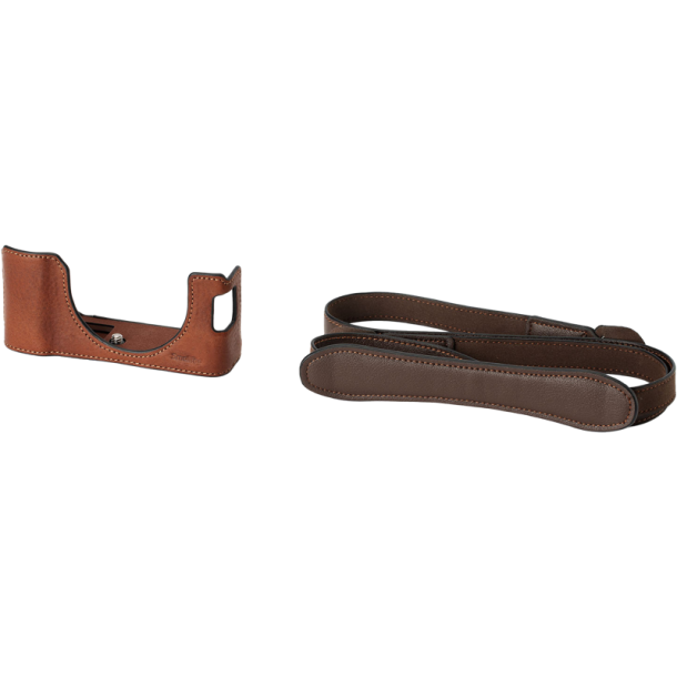 SmallRig 4699 Leather Half Case Kit for FUJIFILM X100VI (Brown)