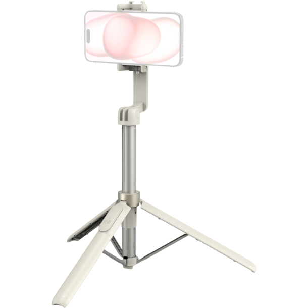 SmallRig 4730 Portable Selfie Stick Tripod ST-25 White