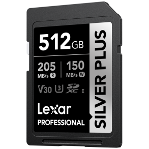 Lexar SDXC Professional SILVER Plus 1066x UHS-I/U3/A2/4K R205/W150 (V30) 512GB