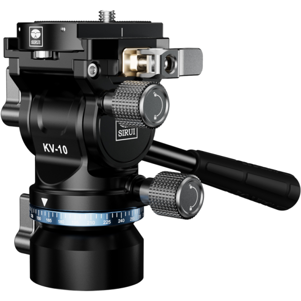 Sirui Pan &amp; Tilt Head with Leveling Base KV-10