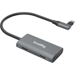SmallRig 4598 USB-C Hub 4-in-1 PD/USB-C 3.1/USB-C 2.0 with Audio Adapter
