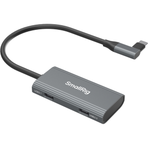 SmallRig 4598 USB-C Hub 4-in-1 PD/USB-C 3.1/USB-C 2.0 with Audio Adapter