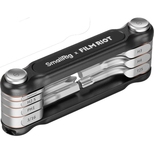 SmallRig 4374 x FILM RIOT 7-in-1 Folding Wrench Set with Multiple Angle Positioning Black